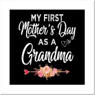 grandma my first mothers day as a grandma Posters and Art